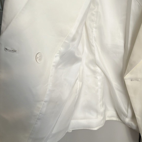 Women’s Classic Tailored Double Breast Blazer Gold Button - Picture 11 of 13